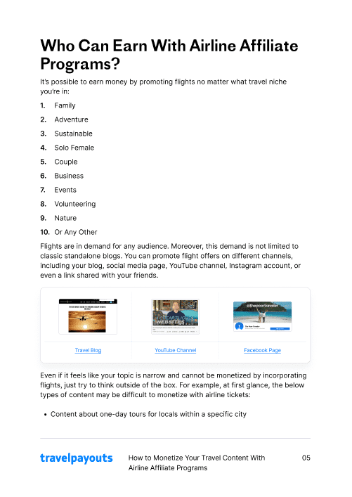 The Best Airline & Flight Affiliate Programs To Make Money With Travel